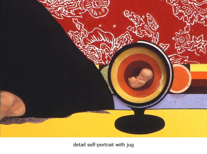 detail self portrait with jug